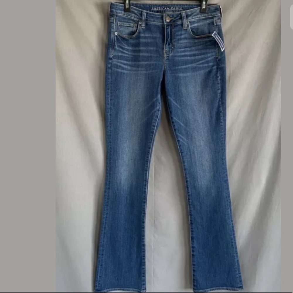 American Eagle Outfitters Women's Boot Cut Jeans - Blue